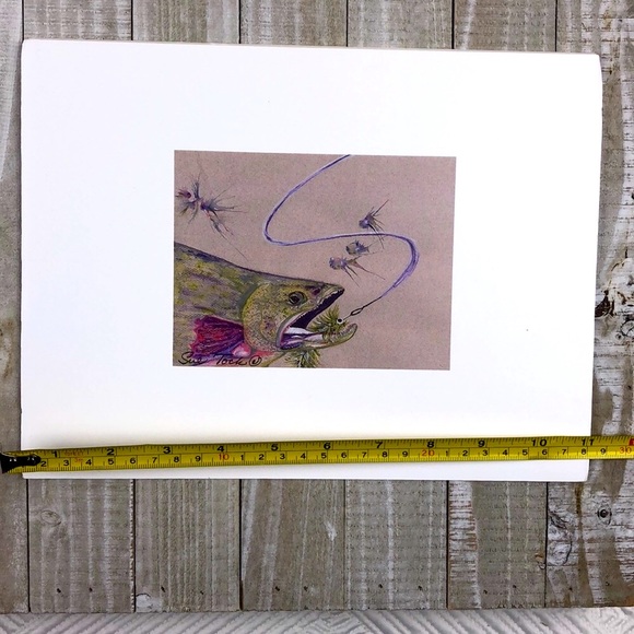 Art Print 8.5x11 pastel watercolor.fish - Picture 6 of 8